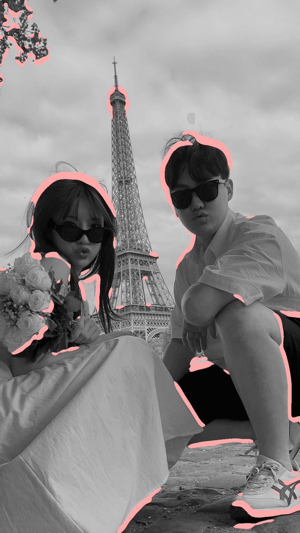 파리에서 찍은 스넵 사진