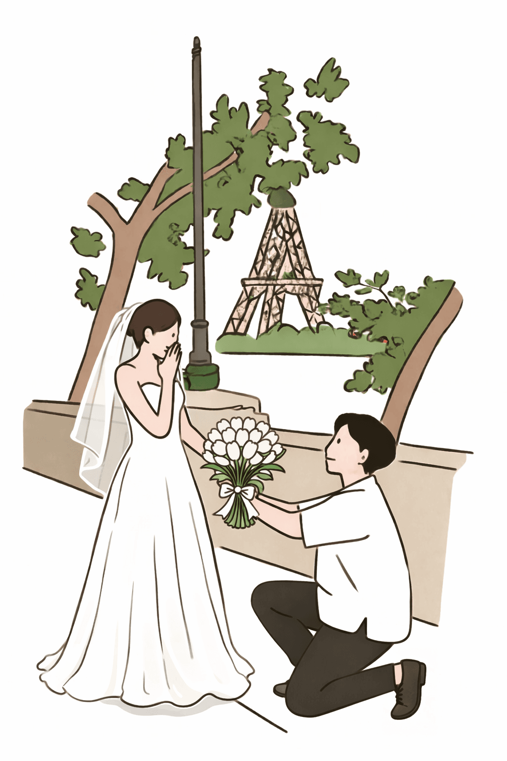 파리에서 찍은 스냅 사진